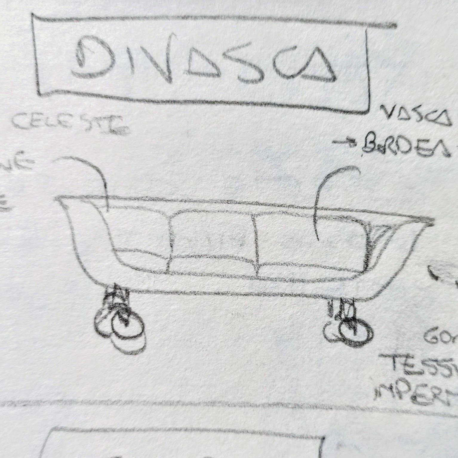Lo schizzo della Divasca