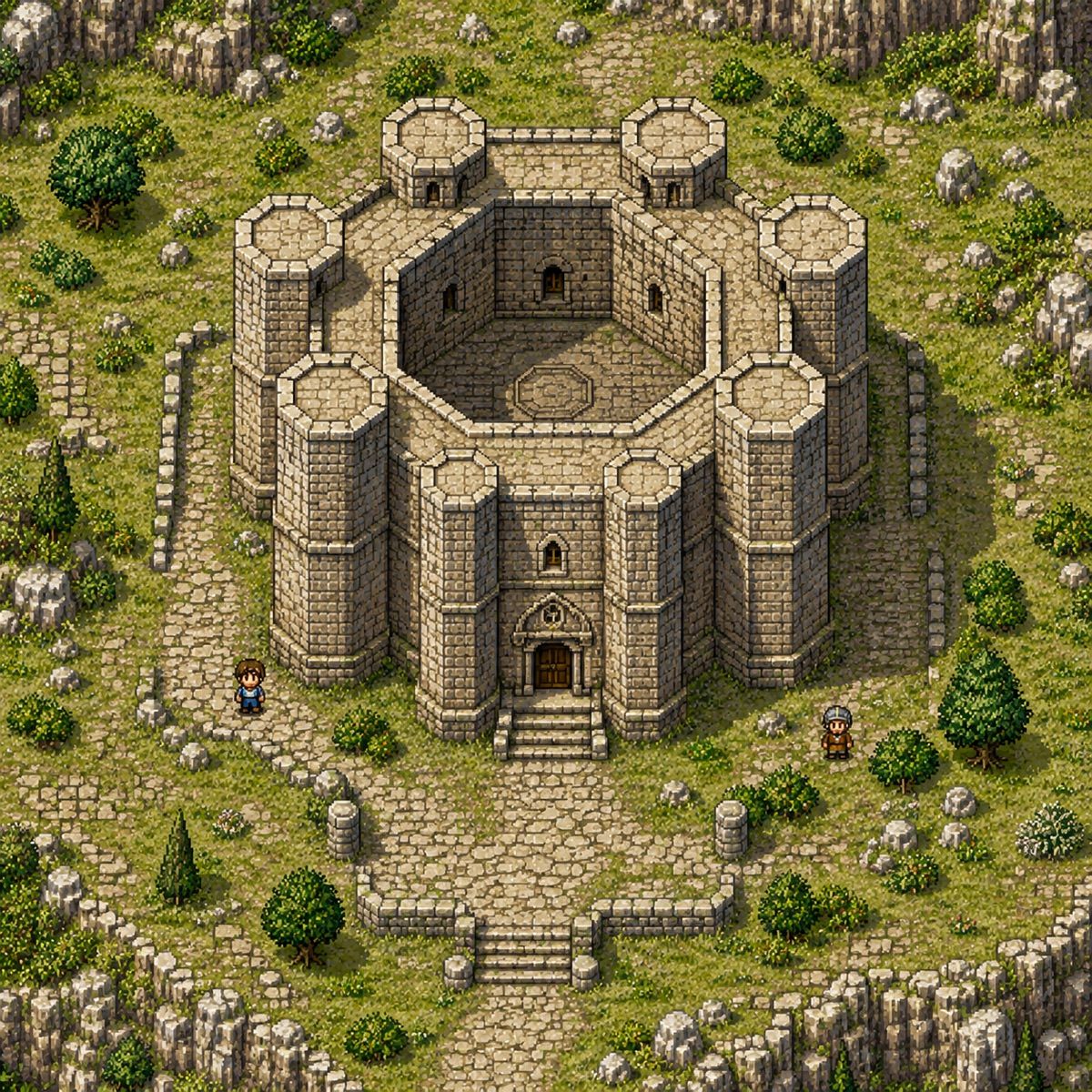 Castel del Monte, nel gioco